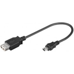 CABLE USBA 20 A MINI USBB 20 GOOBAY 02M