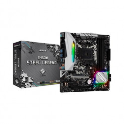PLACA BASE ASROCK AM4 B450M STEEL LEGEND