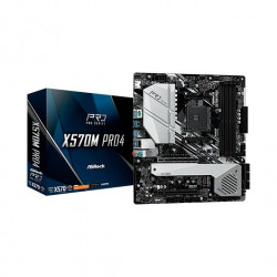 PLACA BASE ASROCK AM4 X570M PRO4