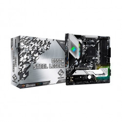 PLACA BASE ASROCK AM4 B550M STEEL LEGEND