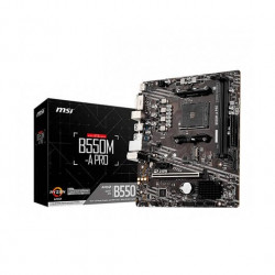 PB MSI AM4 B550M A PRO M ATX 2XDDR4 4XSATA6 4XUSB 202XUSB