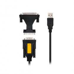 CABLE USBA 20 A RS232DB9 NANOCABLE 18M NEGRO 18M MAC