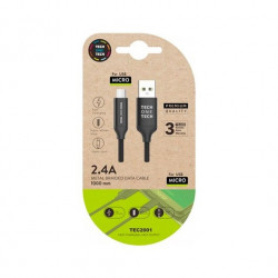 CABLE USBA A MICRO USBB TECH ONE TECH 1M NEGRO