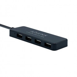HUB 4 PUERTOS USB 20 AISENS 480MBIT S NEGRO