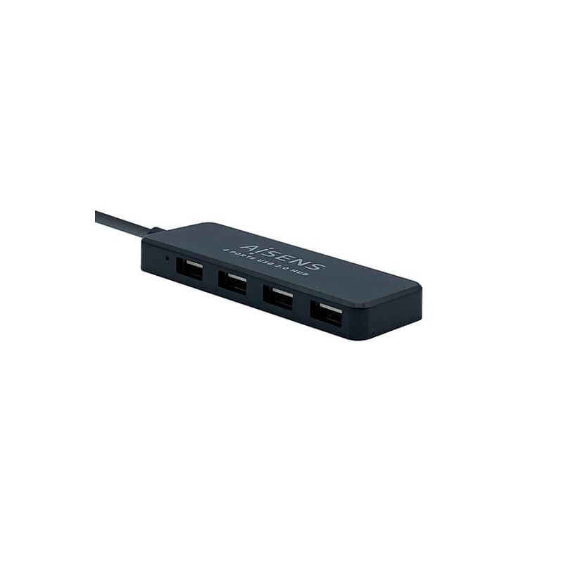 HUB 4 PUERTOS USB 20 AISENS 480MBIT S NEGRO