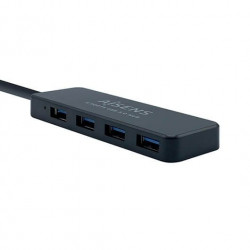 HUB 4 PUERTOS USB 32 AISENS 5000MBIT S NEGRO