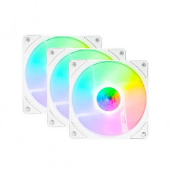 VENT 120X120 COOLERMASTER SICKLEFLOW120 ARGB WH X3 BLANCO P