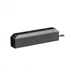 HUB 4 VENTILADORES DEEPCOOL FH 04 NEGRO