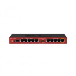 HUB SWITCH 10 PTOS MIKROTIK RB2011ILS IN 5xGIGABIT 5xFAST