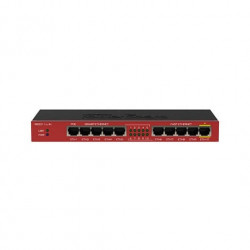 HUB SWITCH 10 PTOS MIKROTIK RB2011IL IN 5xGIGABIT PoE 5xF