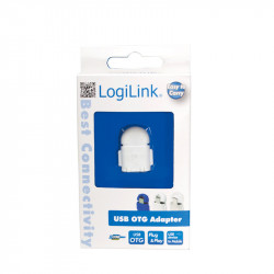 ADAPTADOR OTG MICROUSB M A USB H LOGILINK BLANCO