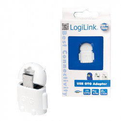 ADAPTADOR OTG MICROUSB M A USB H LOGILINK BLANCO