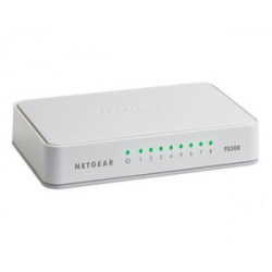 HUB SWITCH 8 PTOS NETGEAR 10 100 FS208