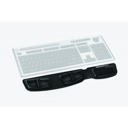 REPOSAMUyECAS TECLADO GEL FELLOWES CANAL V NEGRO