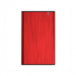 CAJA EXTERNA 25 USB31 SATA AISENS ALUMINIO ROJO USB 30 