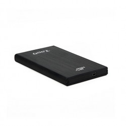 CAJA EXTERNA 25 USB30 SATA TOOQ ALUMINIO NEGRA
