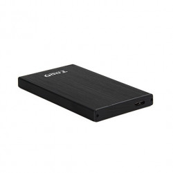 CAJA EXTERNA 25 USB30 SATA TOOQ ALUMINIO NEGRA