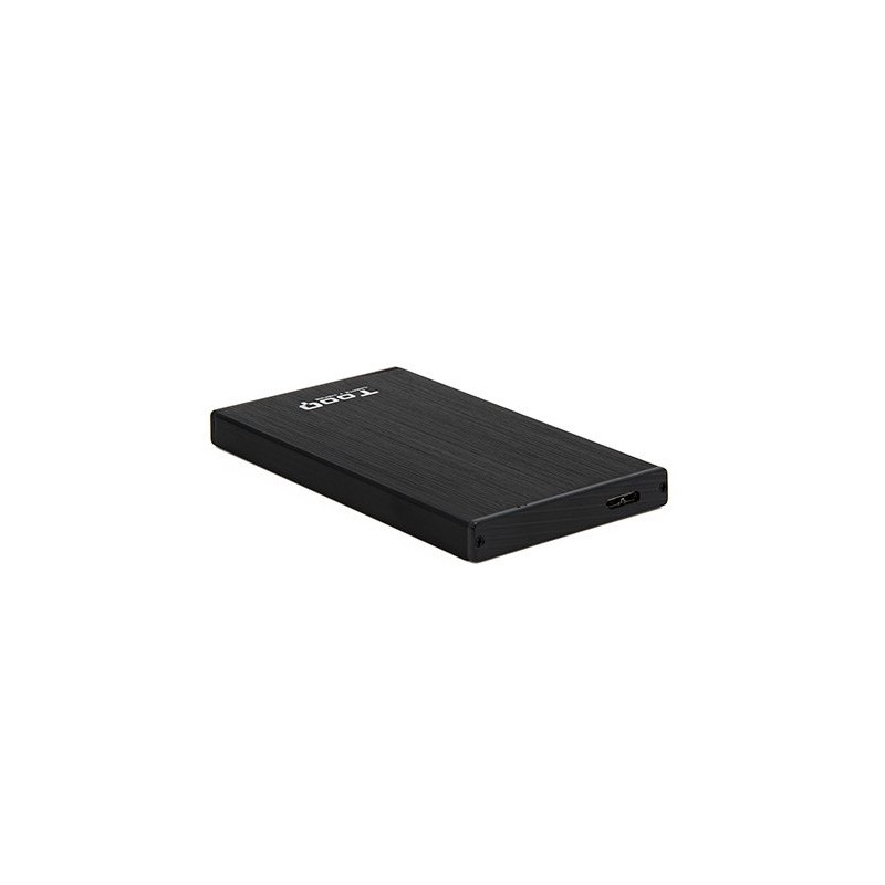 CAJA EXTERNA 25 USB30 SATA TOOQ ALUMINIO NEGRA