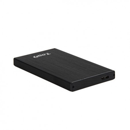 CAJA EXTERNA 25 USB30 SATA TOOQ ALUMINIO NEGRA