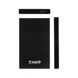 CAJA EXTERNA 25 USB30 SATA TOOQ ALUMINIO NEGRA