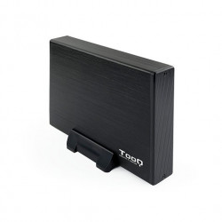 CAJA EXTERNA 35 USB30 SATA TOOQ ALUMINIO NEGRA