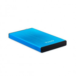CAJA EXTERNA 25 USB32 SATA TOOQ ALUMINIO AZUL