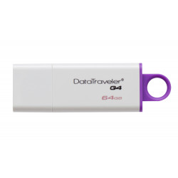 PENDRIVE 64GB USB30 KINGSTON DT G4 BLANCO MORADO
