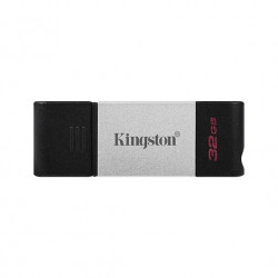 PENDRIVE 32GB USB C 32 KINGSTON DT80 PLATA