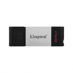 PENDRIVE 64GB USB C 32 KINGSTON DT80 PLATA