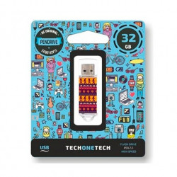 PENDRIVE 32GB TECH ONE TECH TRIBAL QUESTIONS USB 20 TEC401