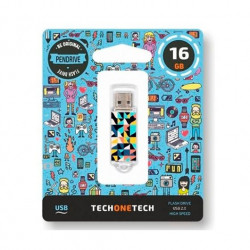 PENDRIVE 16GB TECH ONE TECH KALEYDOS USB 20 TEC4014 16