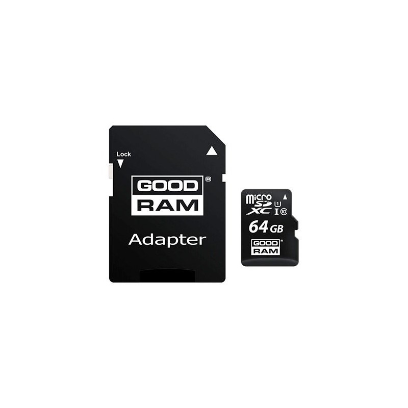 MEM MICRO SD 64GB GOODRAM M1AA CL10 UHS IADAPT