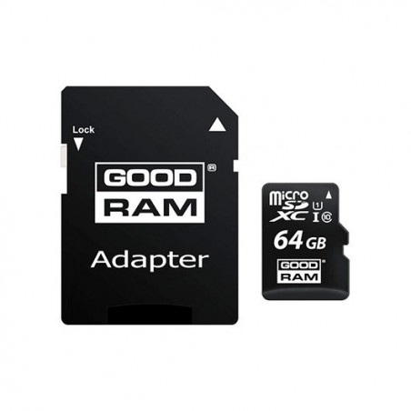 MEM MICRO SD 64GB GOODRAM M1AA CL10 UHS IADAPT