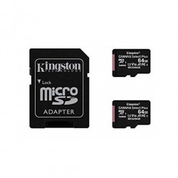 MEM MICRO SDXC 64GB KINGSTON CANVAS SELECTADAPT