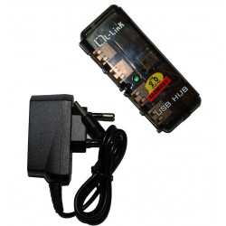 HUB 4 PUERTOS USB 20 L LINK UH404LFUENTE ALIM LL UH 404