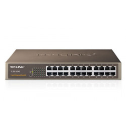 HUB SWITCH 24 PTOS 10 100 TP LINK SF1024D FANLESS