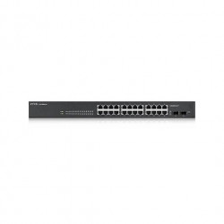HUB SWITCH 24 PTOS ZYXEL 10 100 1000 GS1900 24 NEGRO
