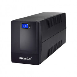 SAI UPS 650VA PHASAK INTERACTIVO AVR 2XSCHUKO PH 9464