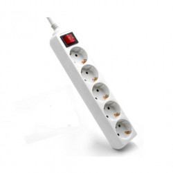REGLETA 6 TOMAS CON INTERRUPTOR 15M PHASAK BLANCO