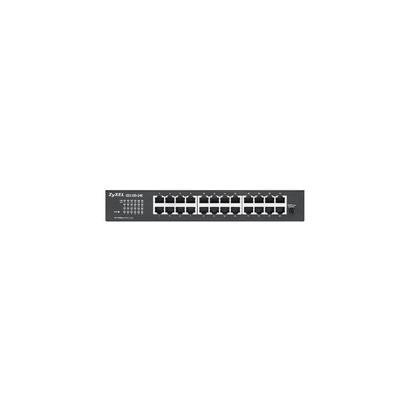 HUB SWITCH 24 PTOS ZYXEL 10 100 1000 GS1100 24E V2