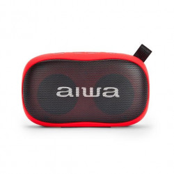 ALTAVOZ AIWA BS 110RD BLUETOOTH ROJO 2X5W MANOS LIBRES BLUE
