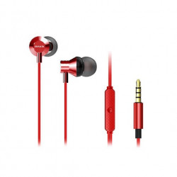 AURICULARES MICRO AIWA ESTM 50RD ROJO INTRAURAL JACK 35MM