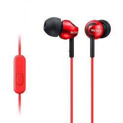 AURICULARESMICRO SONY MDR EX110AP ROJO