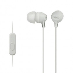 AURICULARESMICRO SONY MDR EX15AP BLANCO