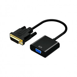 ADAPTADOR DVI D M A VGA M AISENS 010M MACHO A HEMBRA NEGRO