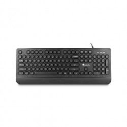 TECLADO NGS DOT NEGRO TECLADO DE MEMBRANA TECLAS REDONDAS D