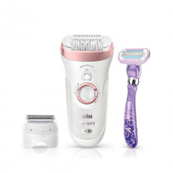 DEPILADORA SILK EPIL BRAUN 9 9 870 SENSOSMART BLANCO CUCH