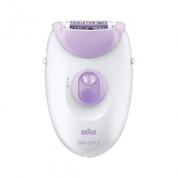 DEPILADORA SILK EPIL BRAUN 3 3170 BLANCO VIOLETA