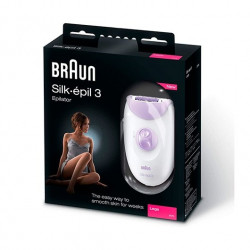 DEPILADORA SILK EPIL BRAUN 3 3170 BLANCO VIOLETA