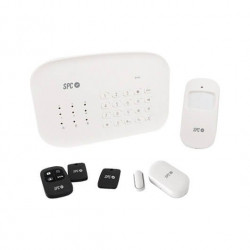 KIT SEGURIDAD SPC INTERCEPTIO BLANCO CENTRALITA SENPUERTA 